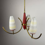 Mid-Century Stilnovo chandelier, Italy 1940-50s