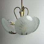 Antique chandelier, in style of Pietro Chiesa For Fontana Arte, Italy, 1930s