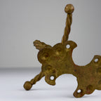 Antique bronze wall hook, Italy early 20th century