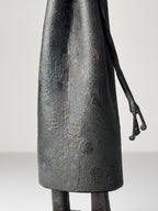 Vintage Brutalist sculpture "Monk With The Book" by Salvino Marsura, Italy 1970s