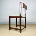 Mid-century dining desk chair Italy 1960s Vintage office chair