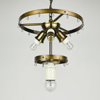 Murano glass chandelier Tronchi by Toni Zuccheri for Venini Italy 1960s