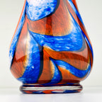 Carlo Moretti Murano Glass Vase: Hand-Cut Italian Art, 1970s