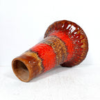Retro XL ceramic vase LAVA '60s Yugoslavia KIL Liboje Vintage porcelain floor vase