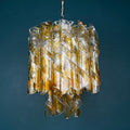 AV Mazzega 'Torciglioni' Vintage Murano Glass Chandelier - 1970s Mid-century Italian Lighting Masterpiece