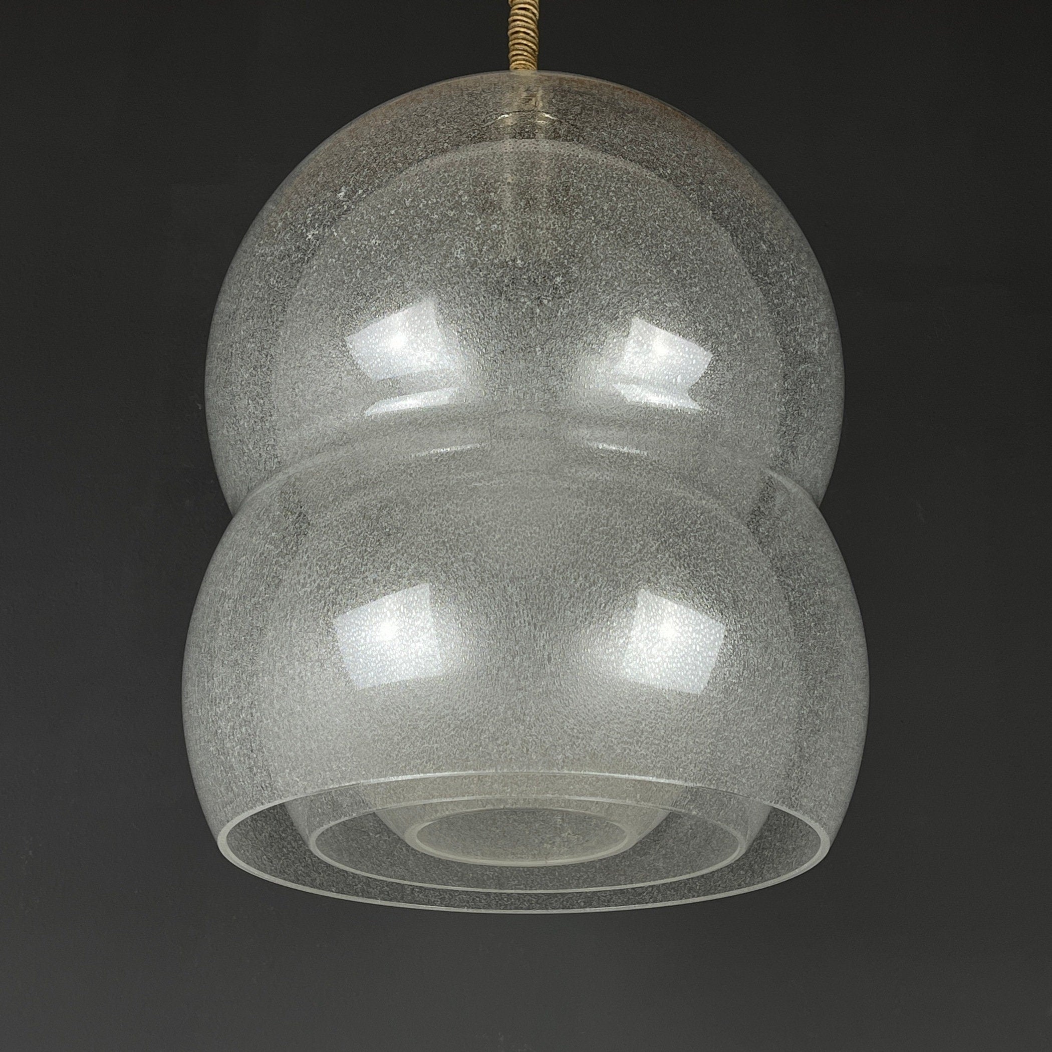 Murano pendant lamp by Carlo Nason for Mazzega Italy 1960s
