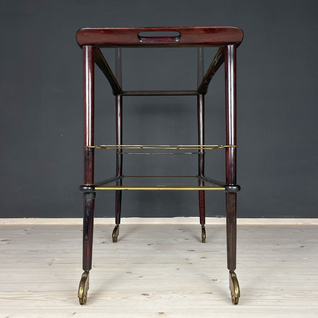 Ico Parisi Mid-Century Modern Bar Cart Trolley: Italian Design