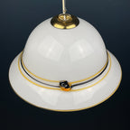 Vintage murano pendant lamp Italy 1970s Mid-century design