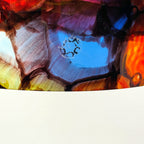 Vintage Murano Glass Pendant Lamp by Toso & Massari for Leucos, 1971
