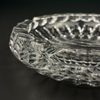 Vintage Bohemian glass ashtray by Bohemia Crystal, Czechoslovakia, 1970s
