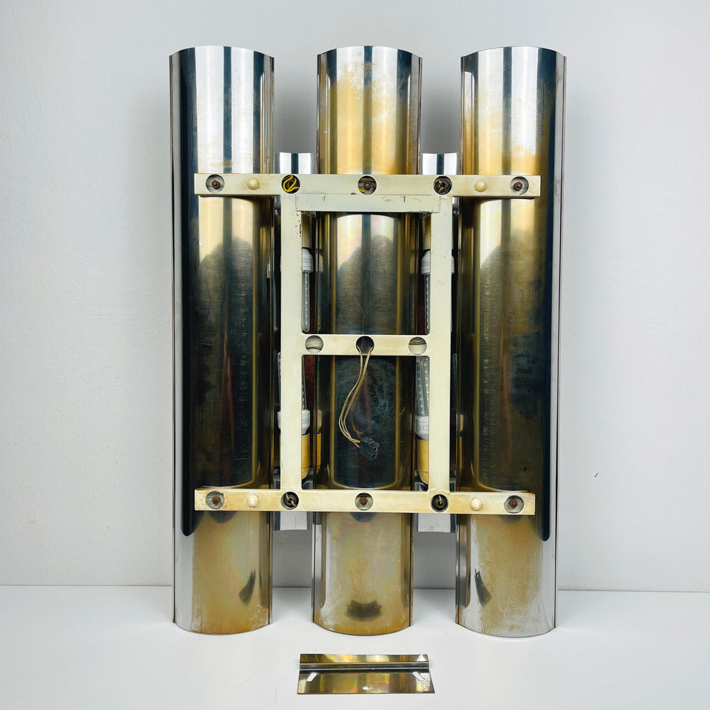Angelo Brotto Esperia Wall Lamp: Mid-Century Modern Italian Lighting