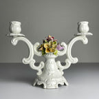 Vintage ceramic candleholder by Bassano, Italy, 1970s