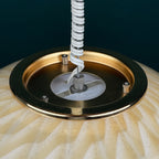 Vintage large murano ball pendant lamp by VeArt, Italy 1970s