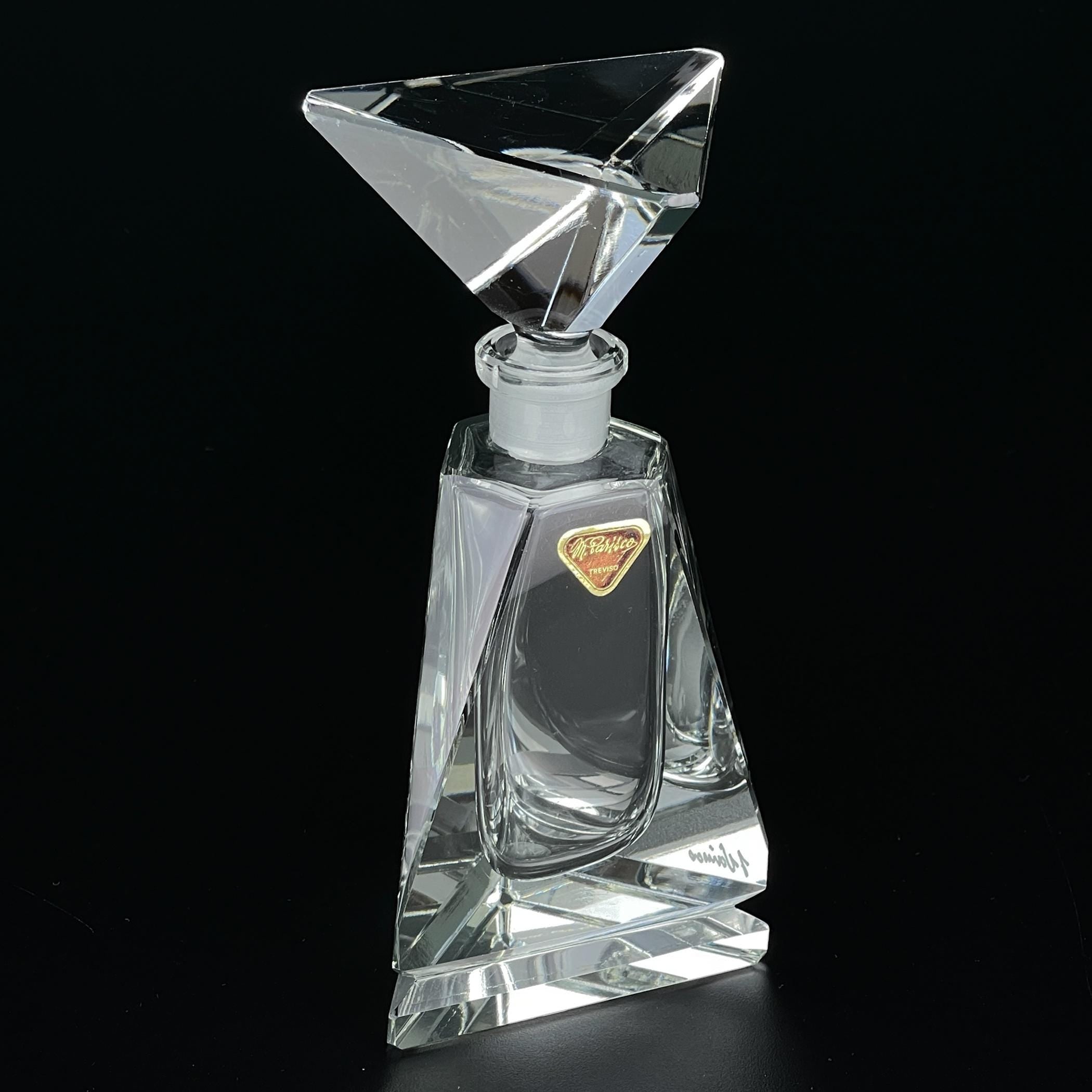 Original crystal perfume bottle by Italo Varisco for Varisco, Italy, 1960s
