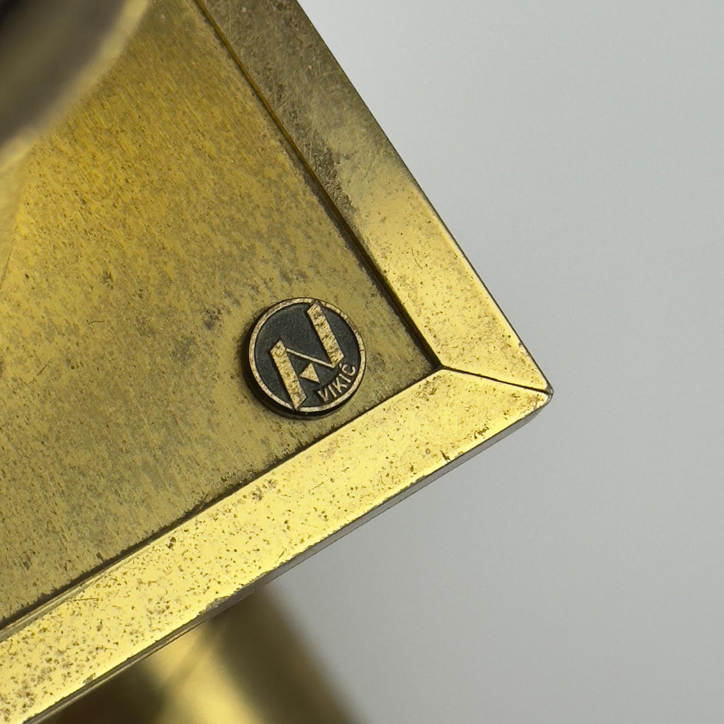 Vintage table lamp by AV Vikić, Yugoslavia 1980s