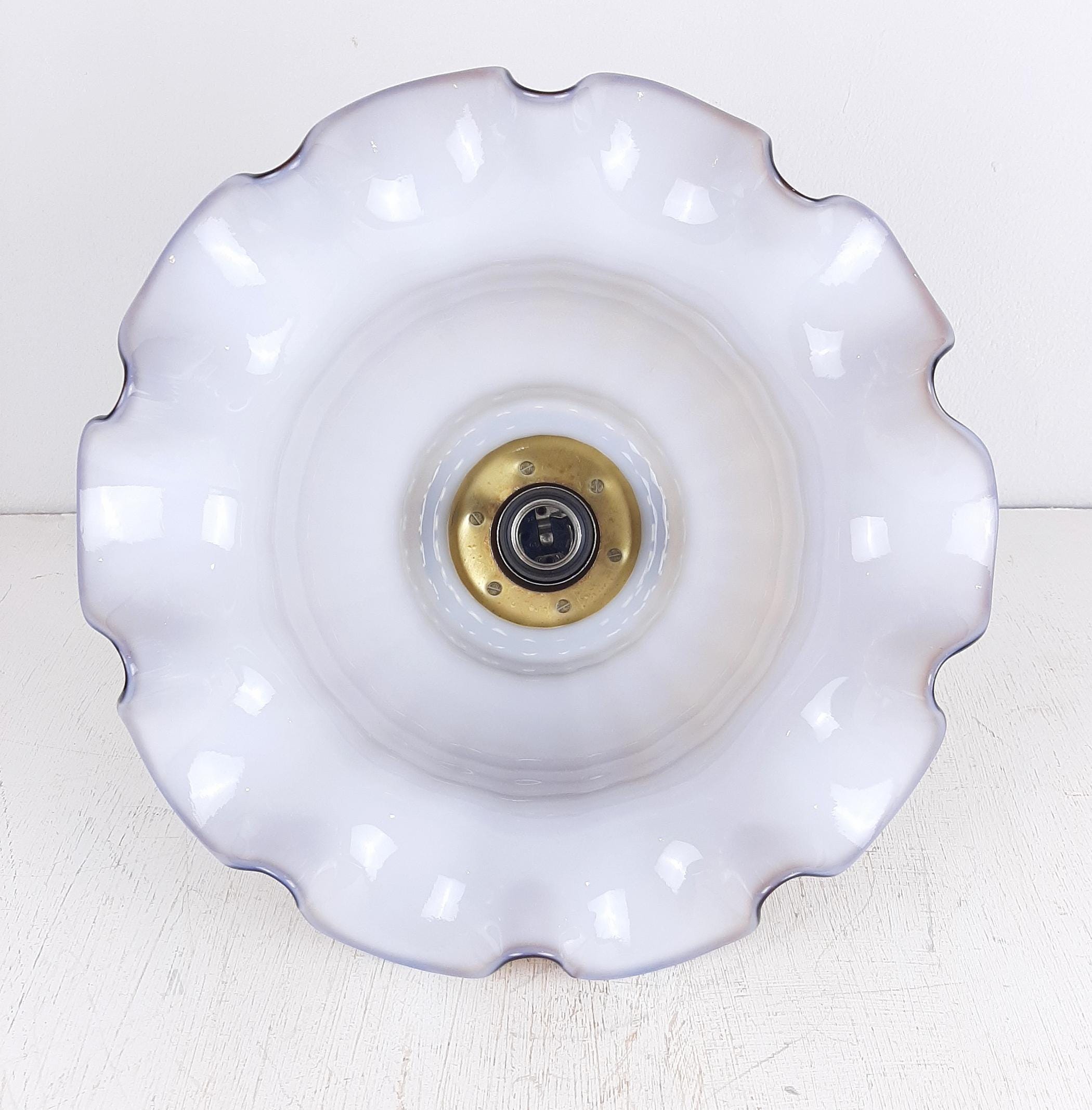 Vintage Pendant Lamp Petticoat by Peill & Putzler, Germany, 1970s