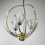 Murano chandelier by Ercole Barovier Barovier & Toso, Italy 1930s