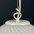 Swirl Murano Glass Pendant Lamp: Mid-Century Italian Lighting