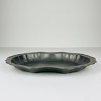 Antique pewter tray or fruit bowl, Italy, 1900s