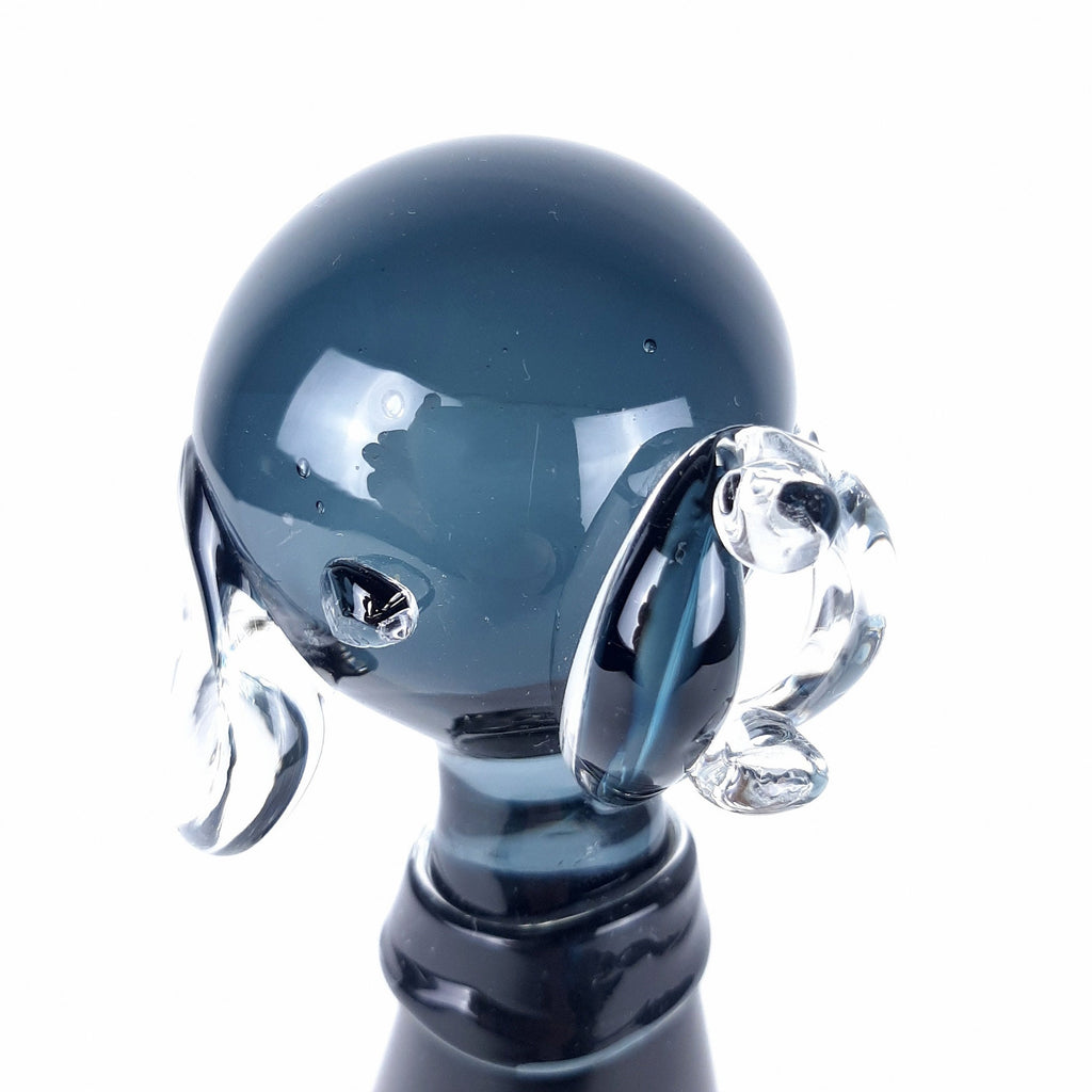 Vintage Murano Glass Dog Sculpture: Vetro Artistico Veneziano, 1960s