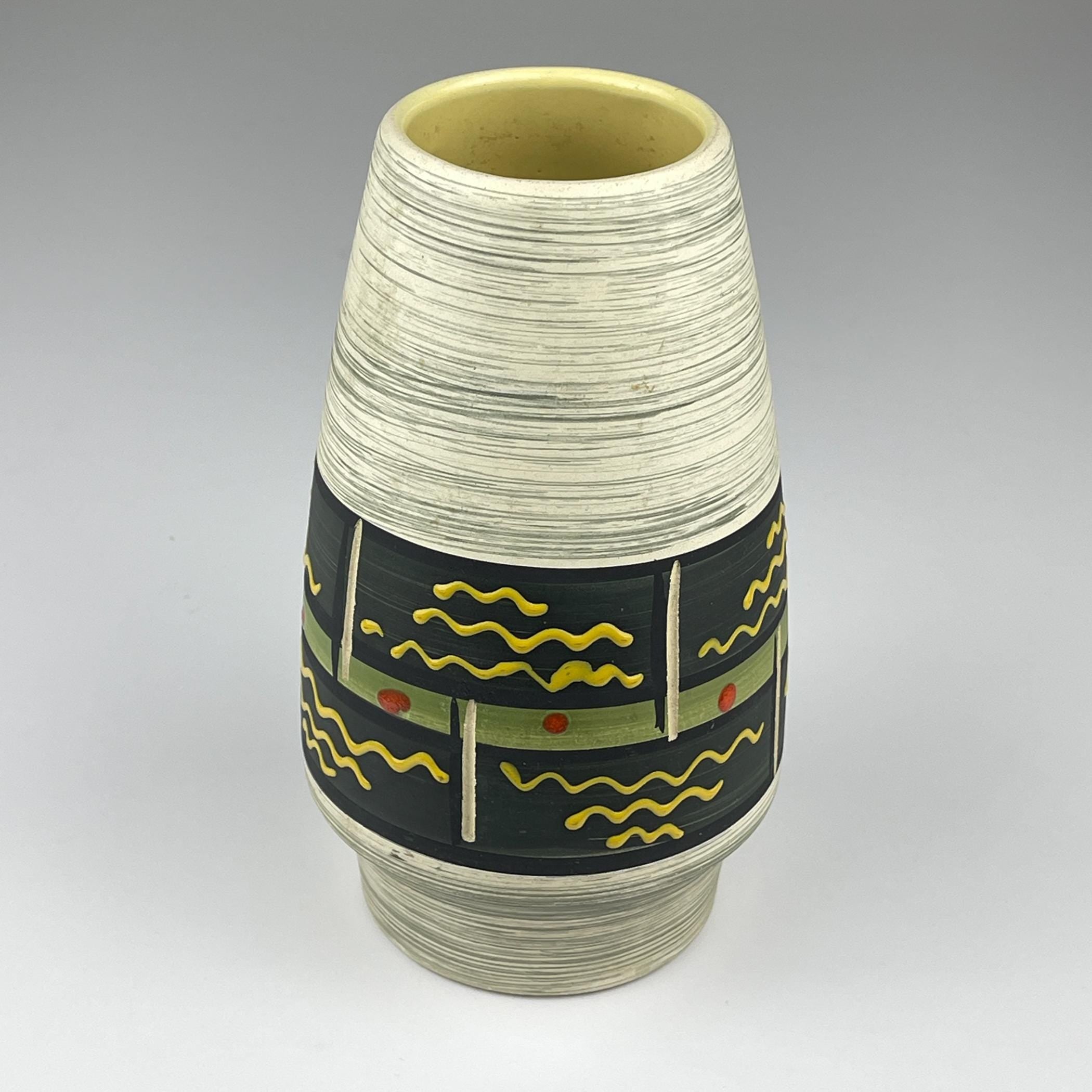 Mid-century ceramic vase by Bay Keramik, West Germany, 1960s, Vintage home decor