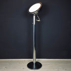 Metal floor lamp with magnet by Goffredo Reggiani Italy 1960s