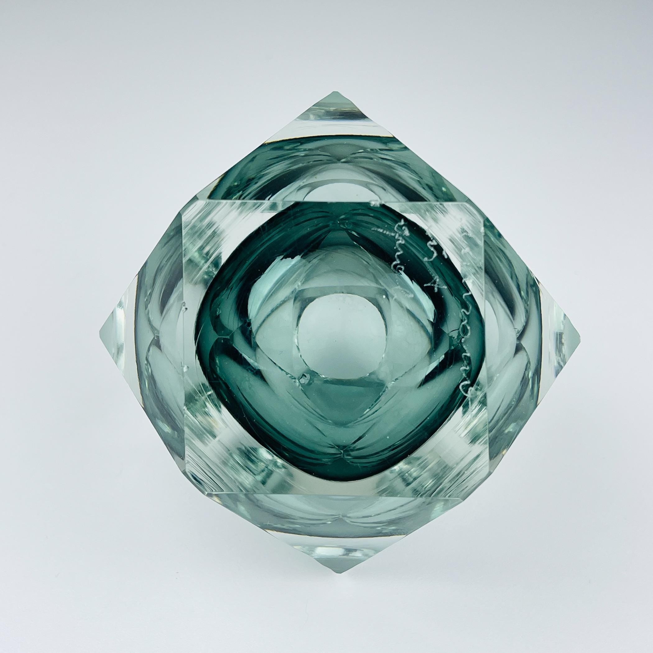 Original murano glass ashtray, Italy, 1970s, Vintage Home Decor