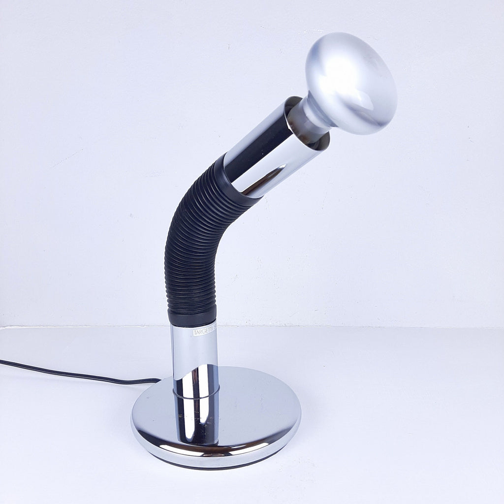 Mid-Century Elbow Desk Lamp: E. Bellini for Targetti Sankey, Italy 1970s
