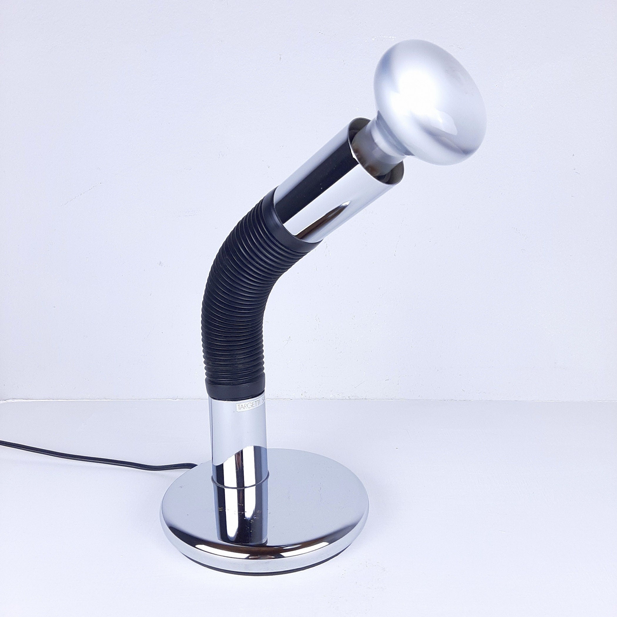 Mid-Century Elbow Desk Lamp: E. Bellini for Targetti Sankey, Italy 1970s