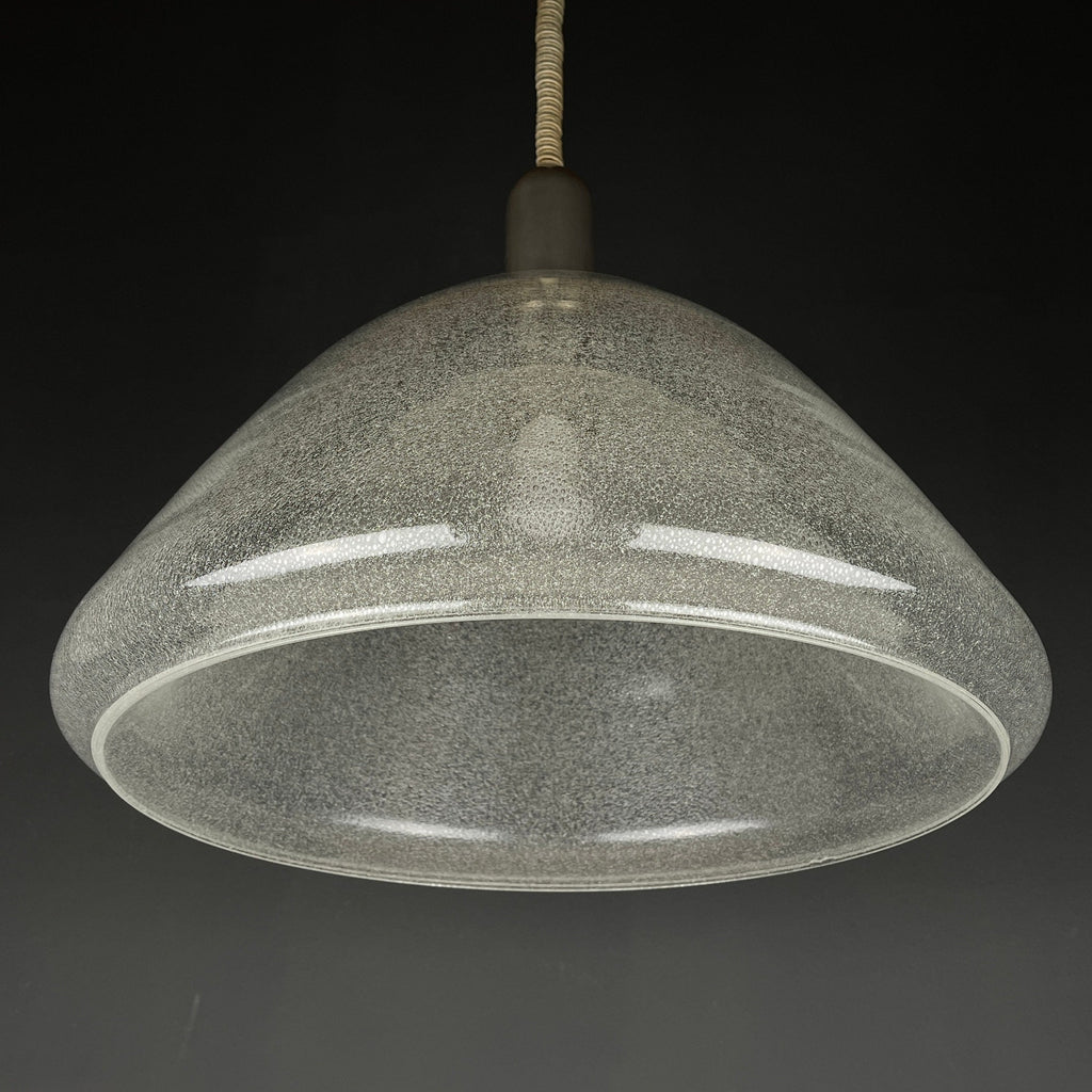 Carlo Nason Murano Glass Pendant Lamp - Mazzega Italian Lighting 1960s