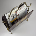 Vintage magazine rack, Italy 1950s