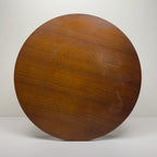 Vintage Italian Metal & Teak Wood Coffee Table by Silvio Cavatorta, 1950s