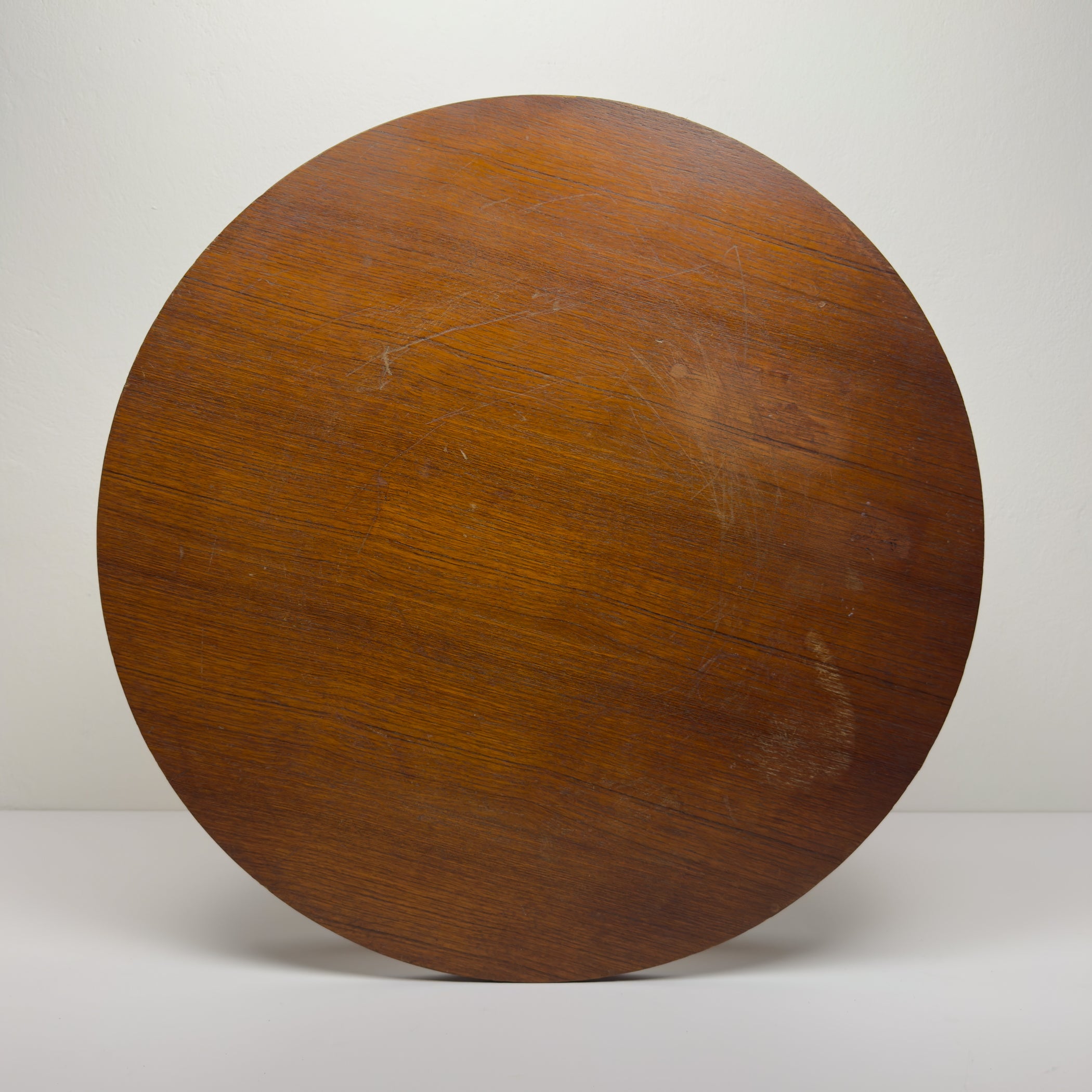 Vintage Italian Metal & Teak Wood Coffee Table by Silvio Cavatorta, 1950s