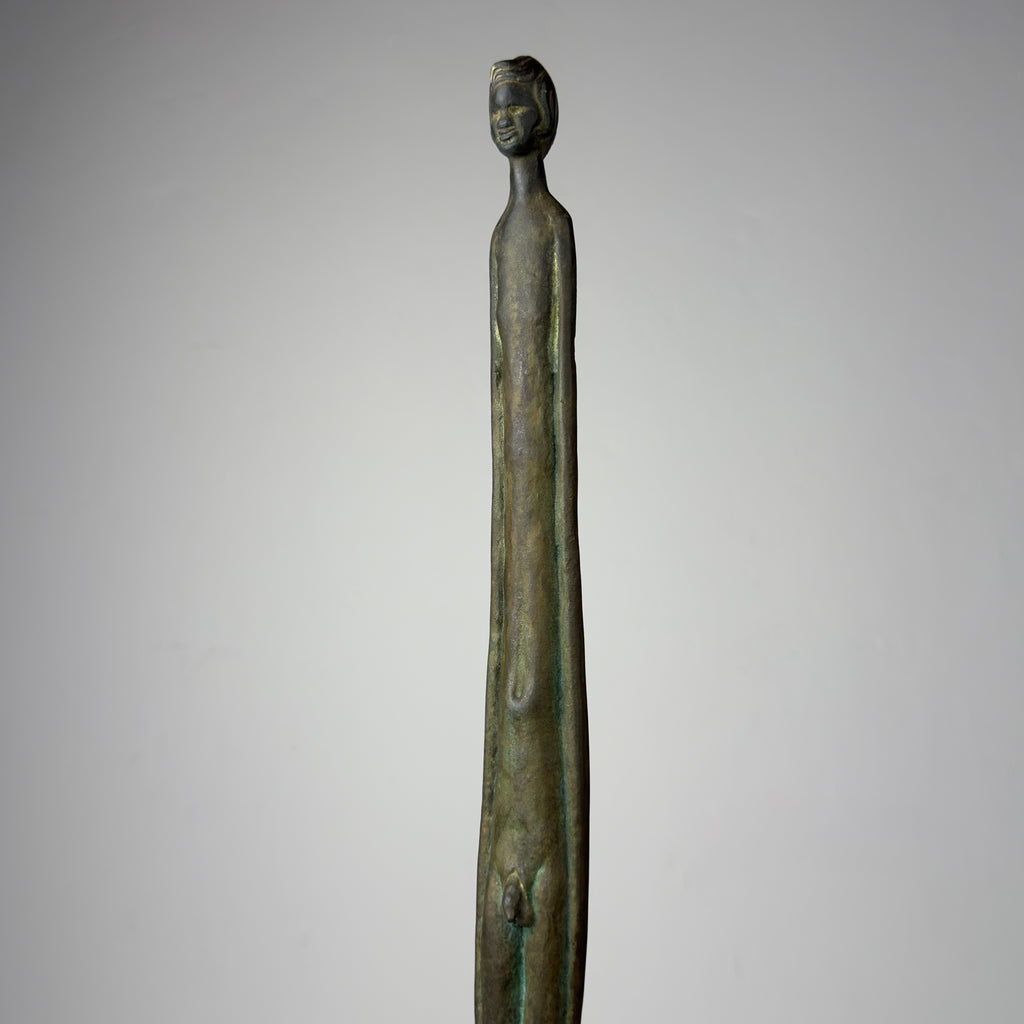 Vintage Bronze Sculpture Ombra della Sera, Italy 1950-70s