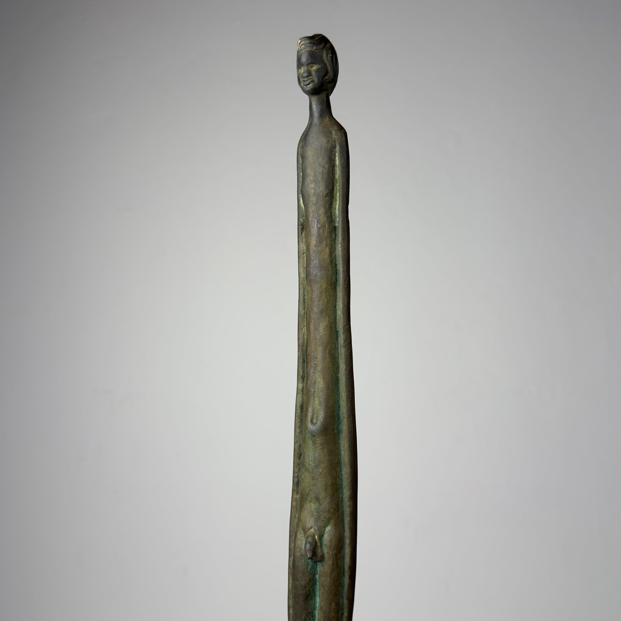 Vintage Bronze Sculpture Ombra della Sera, Italy 1950-70s
