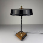Vintage metal desk lamp by Oscar Torlasco, Italy 1950s
