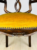 Vintage dining chair with arms, Italy 1950s