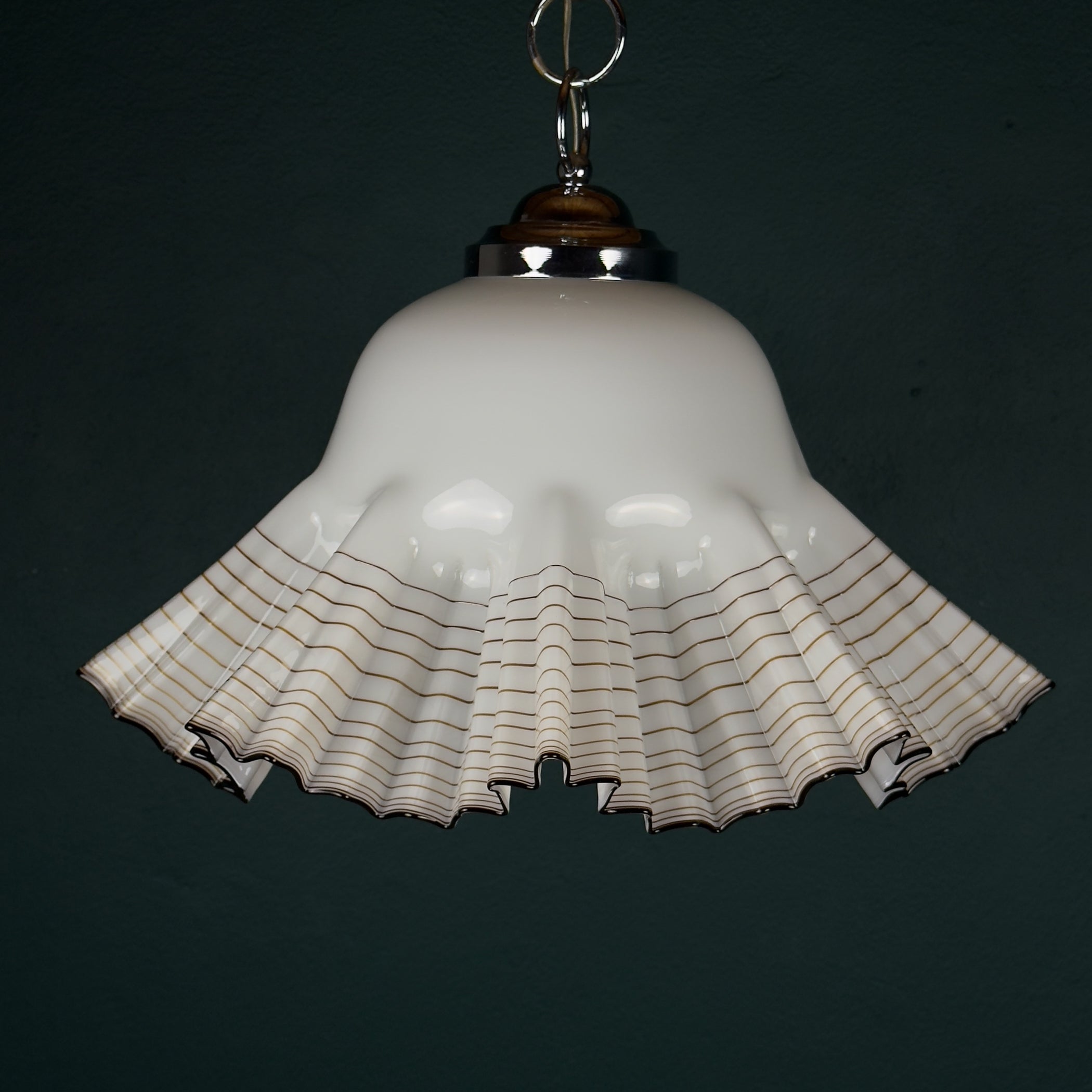 Vintage Murano pendant lamp by Vetreria De Majo, Italy 1970s