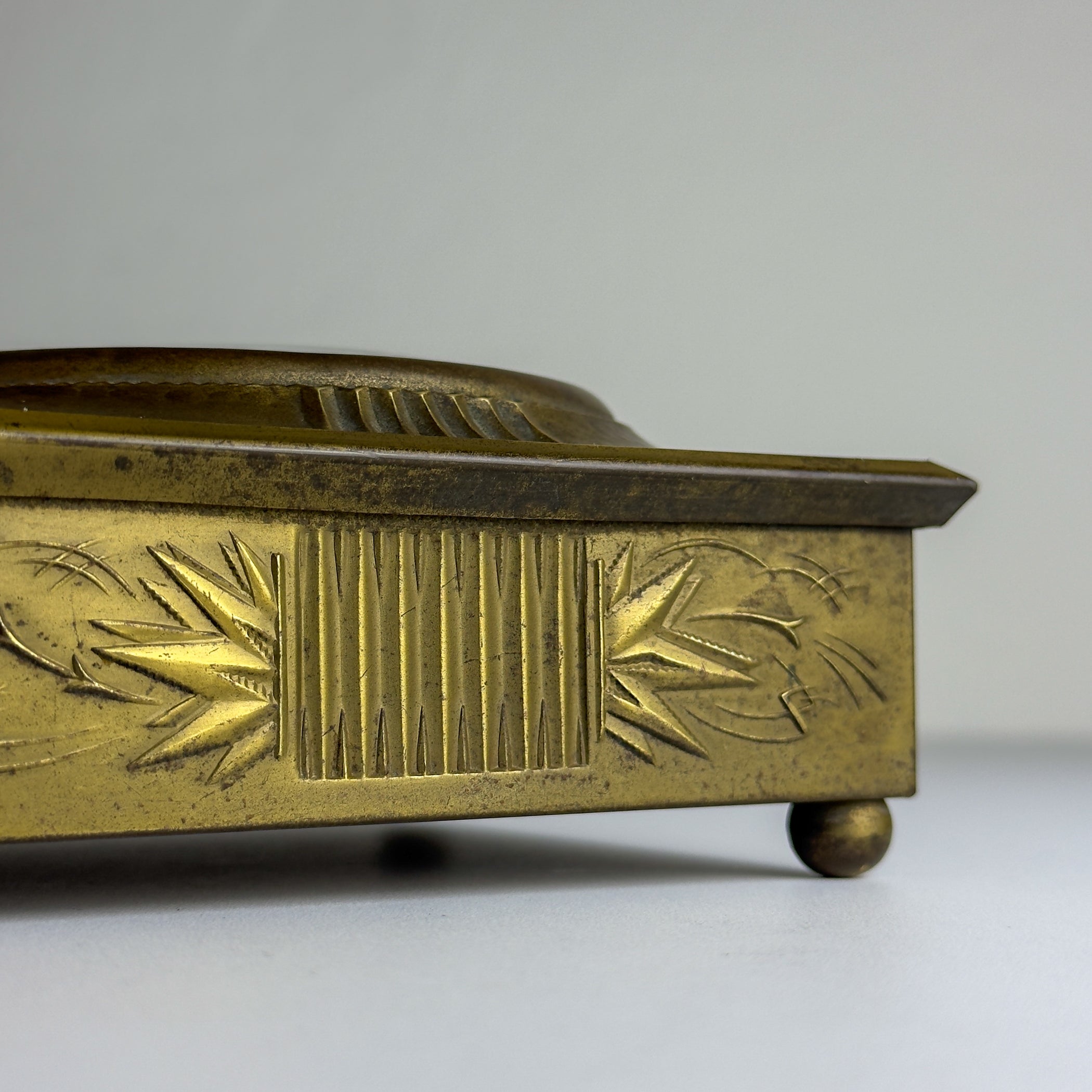 Vintage jewelry box by Dralle, Germany 1930s