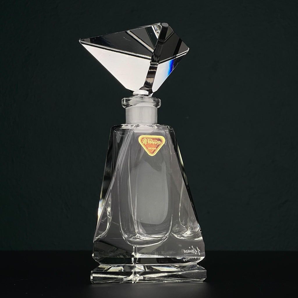Original crystal perfume bottle by Italo Varisco for Varisco, Italy, 1960s