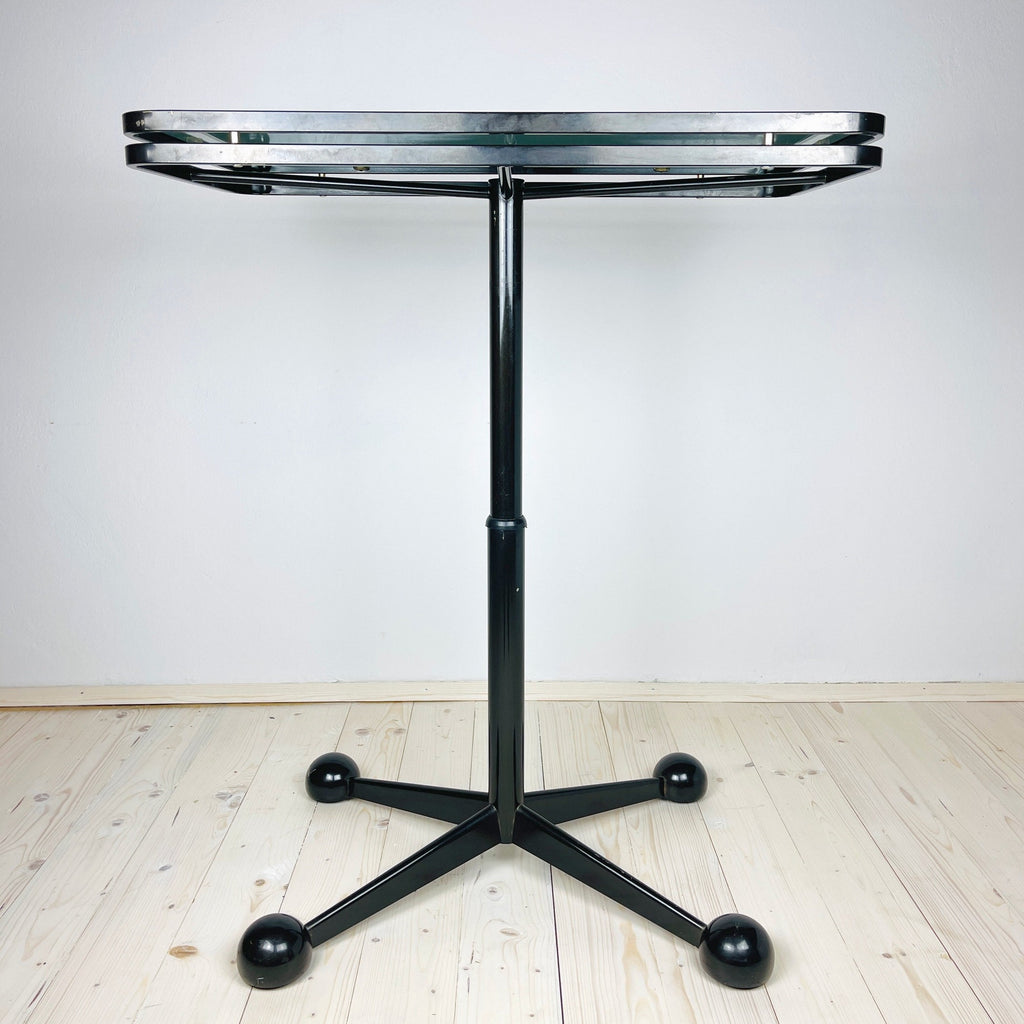 Large black coffee table by Allegri Arredamenti, Italy 1970s