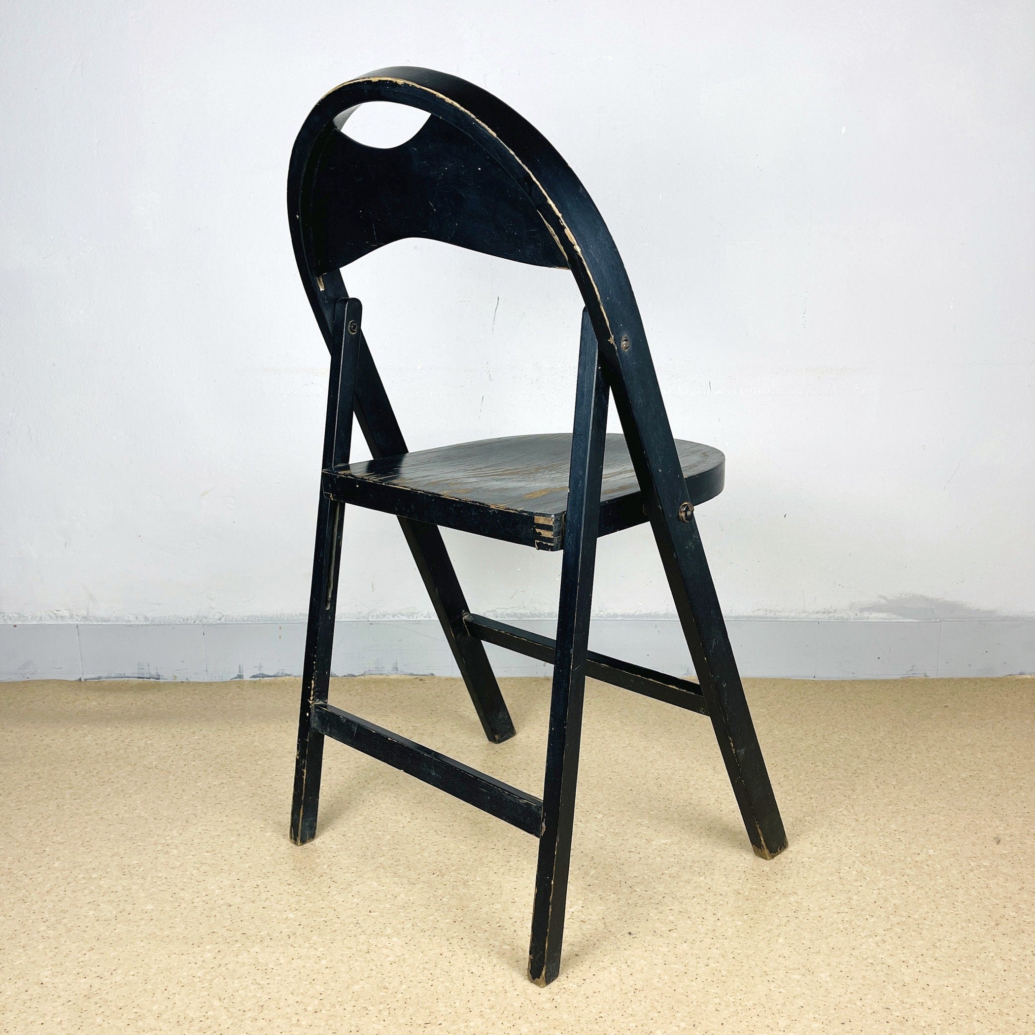 Folding chairs Tric by Achille and Pier Giacomo Castiglioni for BBB Emmebonacina Italy 1970s
