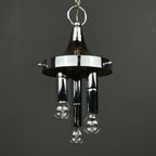 Murano glass pendant lamp  Italy 1970s Space age Mid-century modern italian lighting