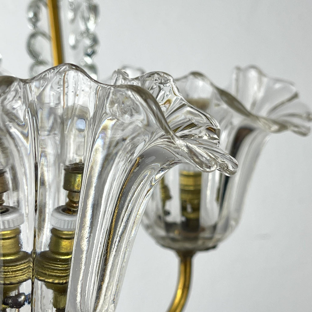 Murano chandelier by Ercole Barovier Barovier & Toso, Italy 1930s
