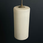 Mid-century opalin glass pendant lamp Italy 1960s Industrial italian lighting