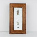 Vintage Wood Murano Wall lamp Italy, 1970s MCM Sconce Lamp