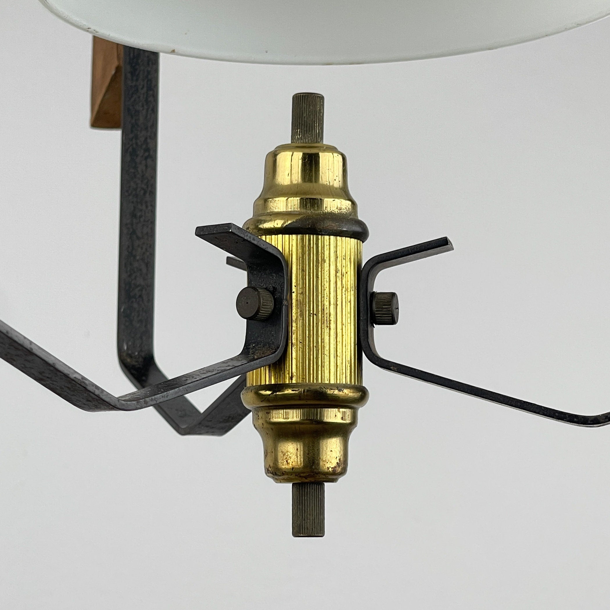 Vintage pendant lamp by Stilnovo Italy 1950s Mid-century italian lighting