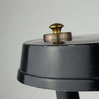 Vintage metal desk lamp by Oscar Torlasco, Italy 1950s