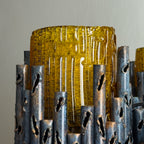 Brutalist chandelier by Marcello Fantoni, Fantoni Studio, Firenze, Italy 1960s