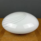 Large classic swirl murano glass ceiling or wall lamp Italy 1970s Retro home decor